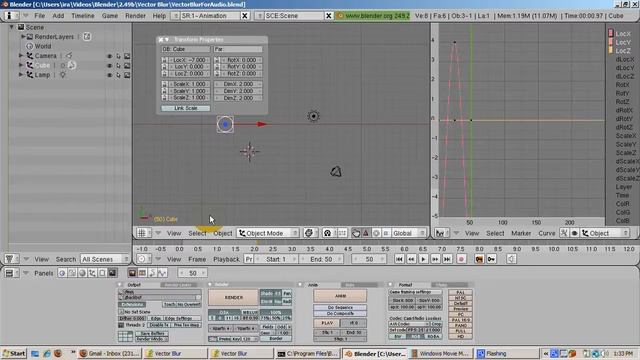 Ira Krakow's Vector Blur Blender 2.49b Tutorial смотреть онлайн