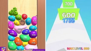 Number Merge:  Blob Merge 3D - Number Master 3D (Best Game) Max Level 999