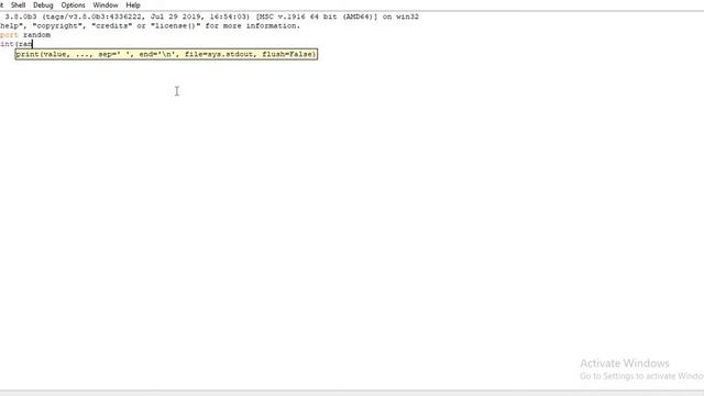 print Random number by using python смотреть онлайн
