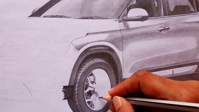 New Kia Seltos 2020 Sketch | kia Seltos drawing смотреть онлайн