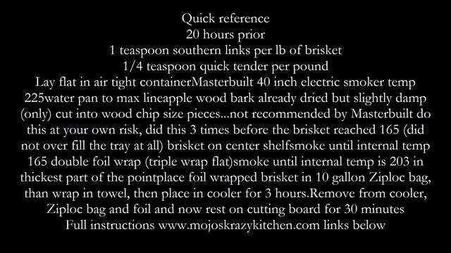 Masterbuilt Electric smoker Brisket smoke ring look episode 79 смотреть онлайн