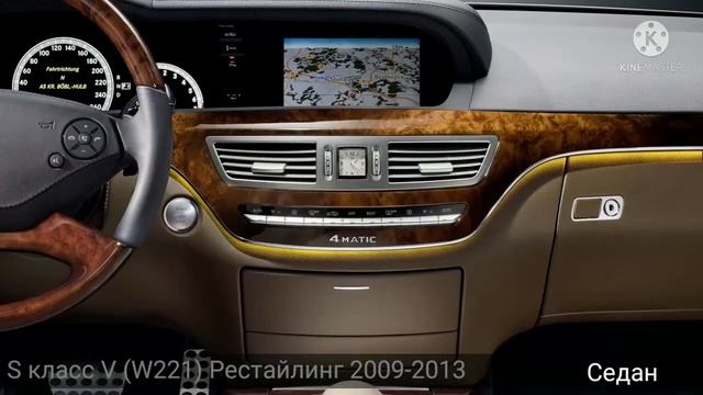 Mercedes-Benz  S класс - эволюция поколений (экстерьер и интерьер)#sclass
