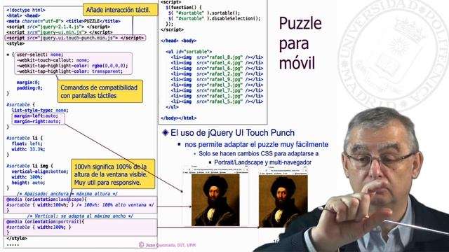 MOOC HTML5. Eventos táctiles смотреть онлайн