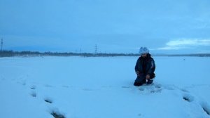 Открытие зимней рыбалки на Кольском полуострове. жерлицы и напильники))