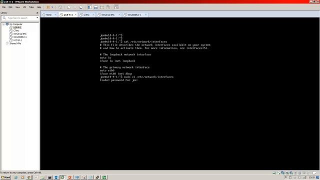 how to configure an ip address using vi - linux for networkers 4 смотреть онлайн