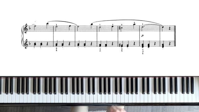 D. Kabalevsky op.39 nr.13 - Waltz | Piano Tutorial смотреть онлайн