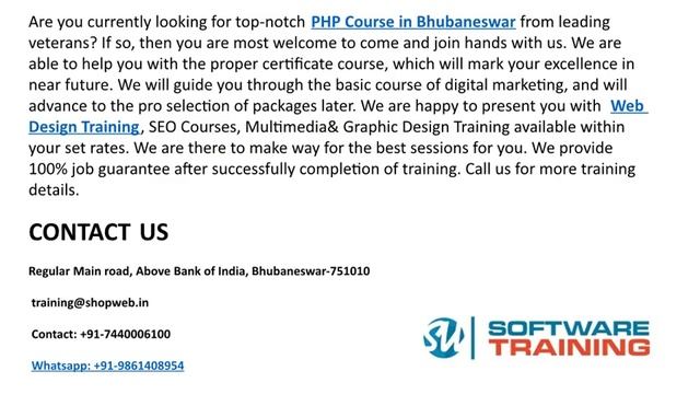 Best PHP Training in Bhubaneswar | PHP Center in Bhubaneswar | PHP Course in Bhubaneswar смотреть онлайн