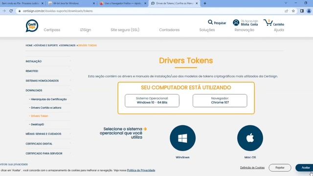 ATUALIZADO: Instalação do PJE OFFICE e DRIVERS para acessar o Processo Judicial Eletrônico com Toke смотреть онлайн