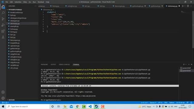 Dictionary in Python | How to create a dictionary in python | Python Tutorials Hindi смотреть онлайн