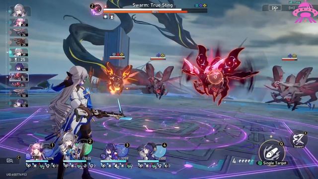 MoC 10.2 v1.4.1 0-Cycle Showcase feat. 181 Speed Bronya & Pela (with Commentary) - Honkai: Star Rai смотреть онлайн