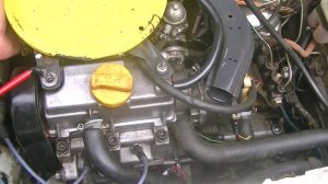 Шум в двигателе ока