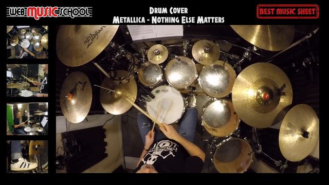 Metallica - Nothing Else Matters - DRUM COVER смотреть онлайн