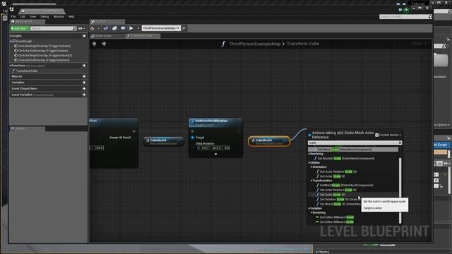 6. Blueprints Unreal Engine 4 - Функции смотреть онлайн