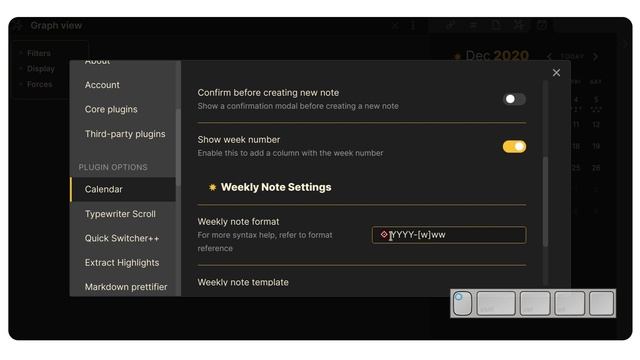 Make Weekly Reviews With Calendar Plugin in Obsidian смотреть онлайн