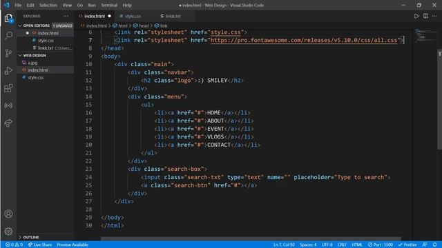 How To Create A Website Using Html and Css | Step By Step Tutorial смотреть онлайн