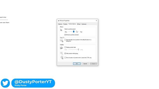 How To Adjust DPI Settings On A Mouse In Windows 10 /// Mouse Speed смотреть онлайн