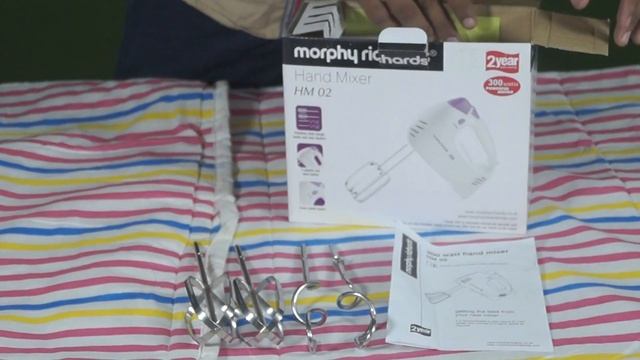 Morphy Richards HM01 300 Watt Hand Mixer / Beater Unboxing смотреть онлайн
