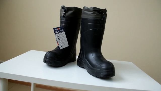 Сапоги ЭВА "TORVI" с утепляющ. вставкой чёрные размер 45 ОБЗОР смотреть онлайн