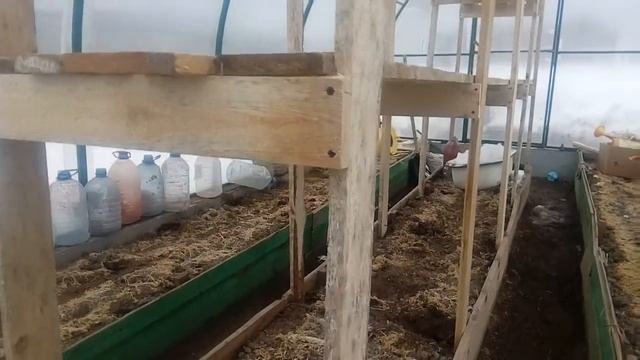 Стеллажи для росады в теплицу смотреть онлайн