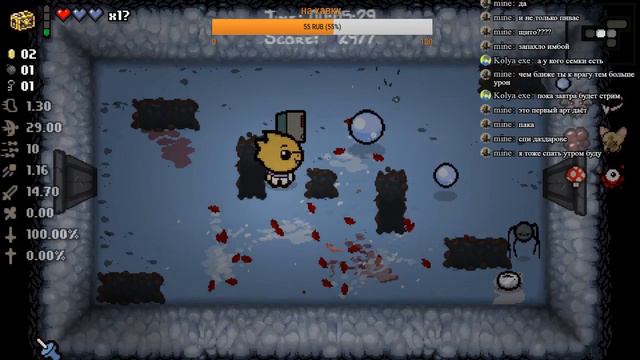 ИГРАЕМ В The Binding of Isaac afterbirth+ с модами UnderTale смотреть онлайн