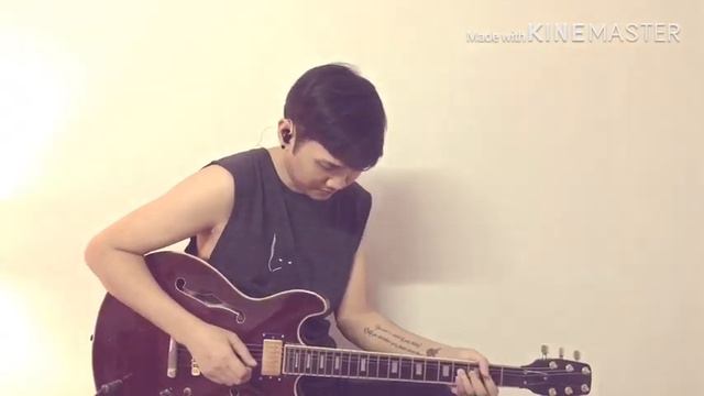Testing Guitar Aria Pro II TA-62 jam track cover смотреть онлайн
