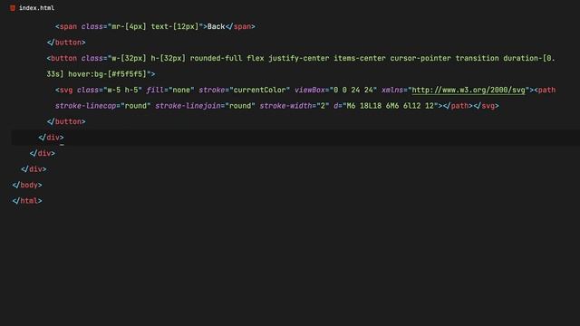 Tailwind CSS Tesla лендинг #6 - Боковое меню на главной странице