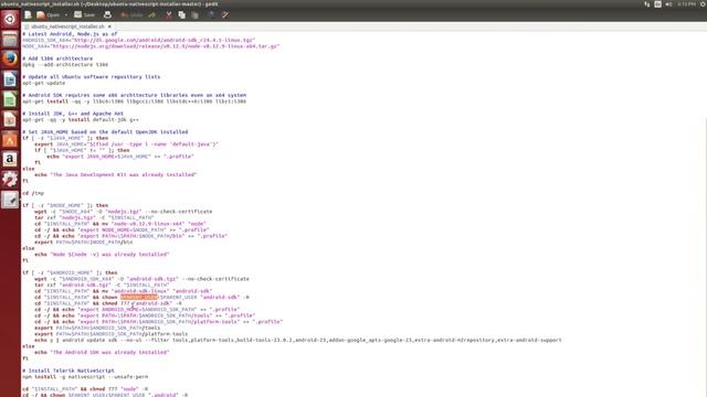 Install Android And Telerik NativeScript In Ubuntu Linux смотреть онлайн