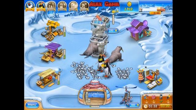 Farm Frenzy 3 Ice Age (level 34) only GOLD Веселая ферма 3 Ледниковый период (уровень 34) Золото смотреть онлайн