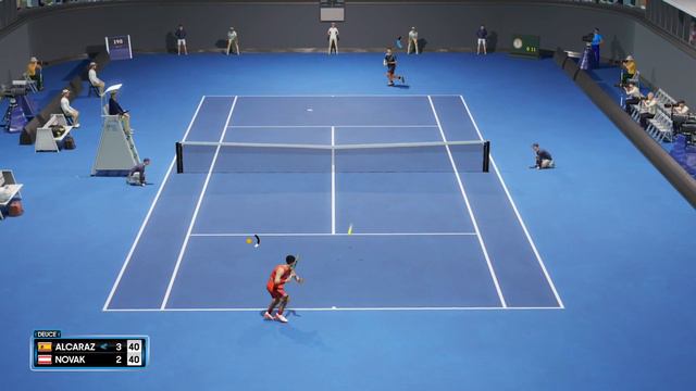 AO TENNIS 2 - Carlos Alcaraz vs Dennis Novak - R1 Summer Set ATP - XBOX - FULL MATCH смотреть онлайн