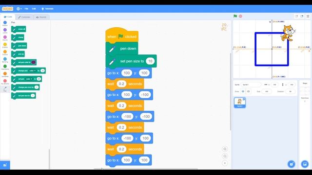 How to Learn Scratch Programming Language - 1 shapes смотреть онлайн