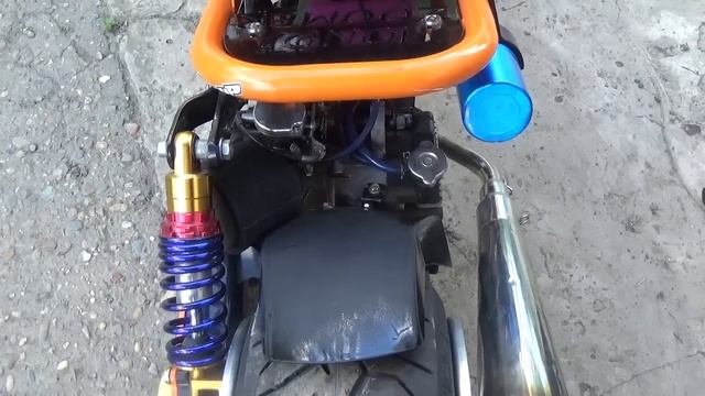 Кастом мой проект #HONDA #Zoomer #Ruckus style часть 2 смотреть онлайн