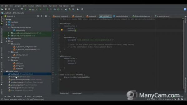 Создание Android проекта в Android Studio - Let's Start Android