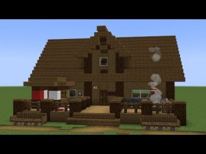 Майнкрафт - Как построить торговый дом деревенского жителя. Minecraft