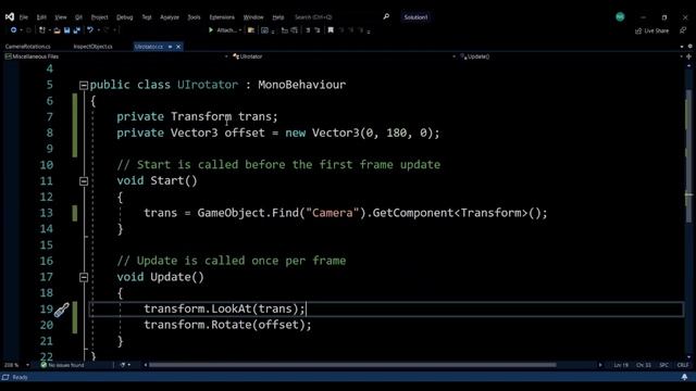 How to create a name tag that faces the camera [Unity] смотреть онлайн