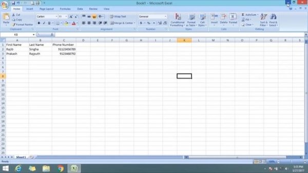 How To Convert Excel To VCard (VCF)