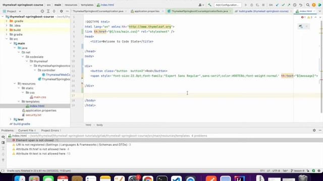 Spring Boot and Thymeleaf #9 dynamically add CSS class in Thymeleaf смотреть онлайн