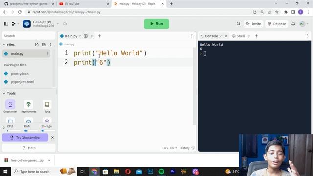 Our First Python Program | Python Tutorial - Day #3 смотреть онлайн