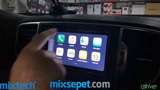 Kia Sportage Androidauto Carplay Tanıtımı (JVC KW-M741) смотреть онлайн