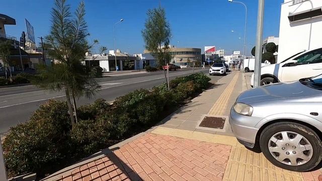 Paralimni Cyprus - Walking Along April 1st Street.