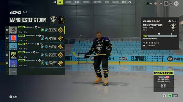 (NHL 24 - EASHL) Manchester Storm a Menace to South Trafford while drinking their juice in the hood смотреть онлайн