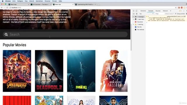 Beginner React course. Create a Movie Web App (1 Crash course in PropTypes) смотреть онлайн