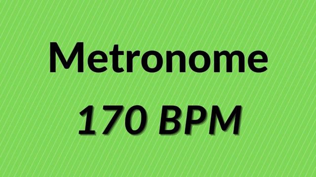 Metrónomo GRATIS para Guitarra - 170 BPM смотреть онлайн