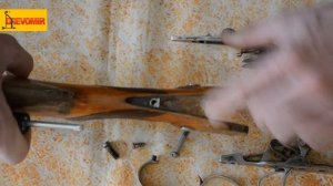 Как снять приклад ТОЗ-34