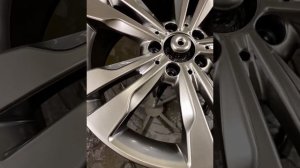 Покраска дисков в цвет алюмохром