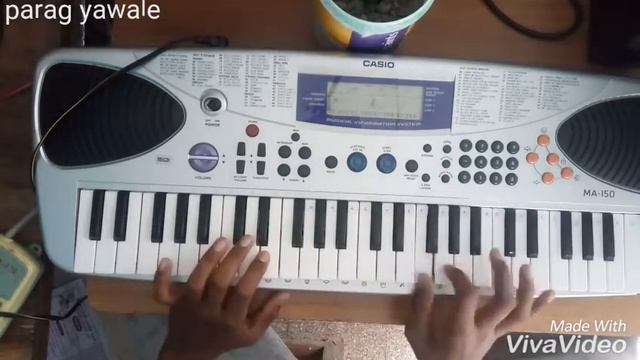 Yad lagla song play in Casio MA 150 смотреть онлайн