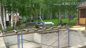 Установка скиммера в чашу бассейна своими руками. Терраса, навес, строительство бассейна. Сделал са