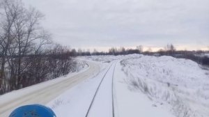 Снегоочиститель ЦУМЗ и тепловоз ТГМ23