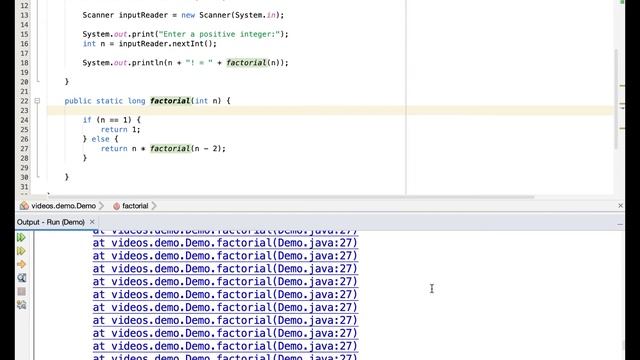 Tired of "StackOverFlow" error? Let's find out why it happens when writing recursive functions! смотреть онлайн