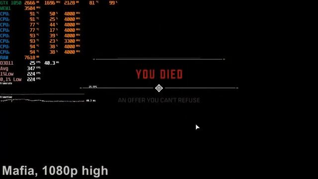 GTX 1050 3 GB + i5 9300H Test in 10 Games in 2022 смотреть онлайн