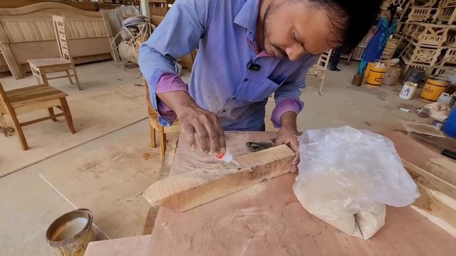 लकड़ी की दरारों को कैसे भरे | Crack Lakadi Ki repairing kaise karen смотреть онлайн